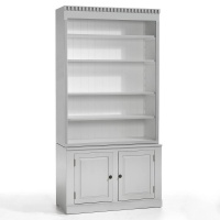 Шкаф Книжный Aria из тополя единый размер серый AM.PM  фото, kupilegko.ru